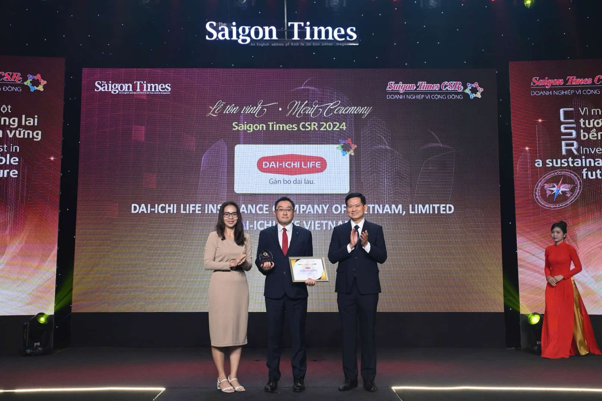 Dai-ichi Life Việt Nam vinh dự đạt danh hiệu “Doanh nghiệp Vì Cộng đồng – Saigon Times CSR” lần thứ 6 liên tiếp (2019 – 2024)