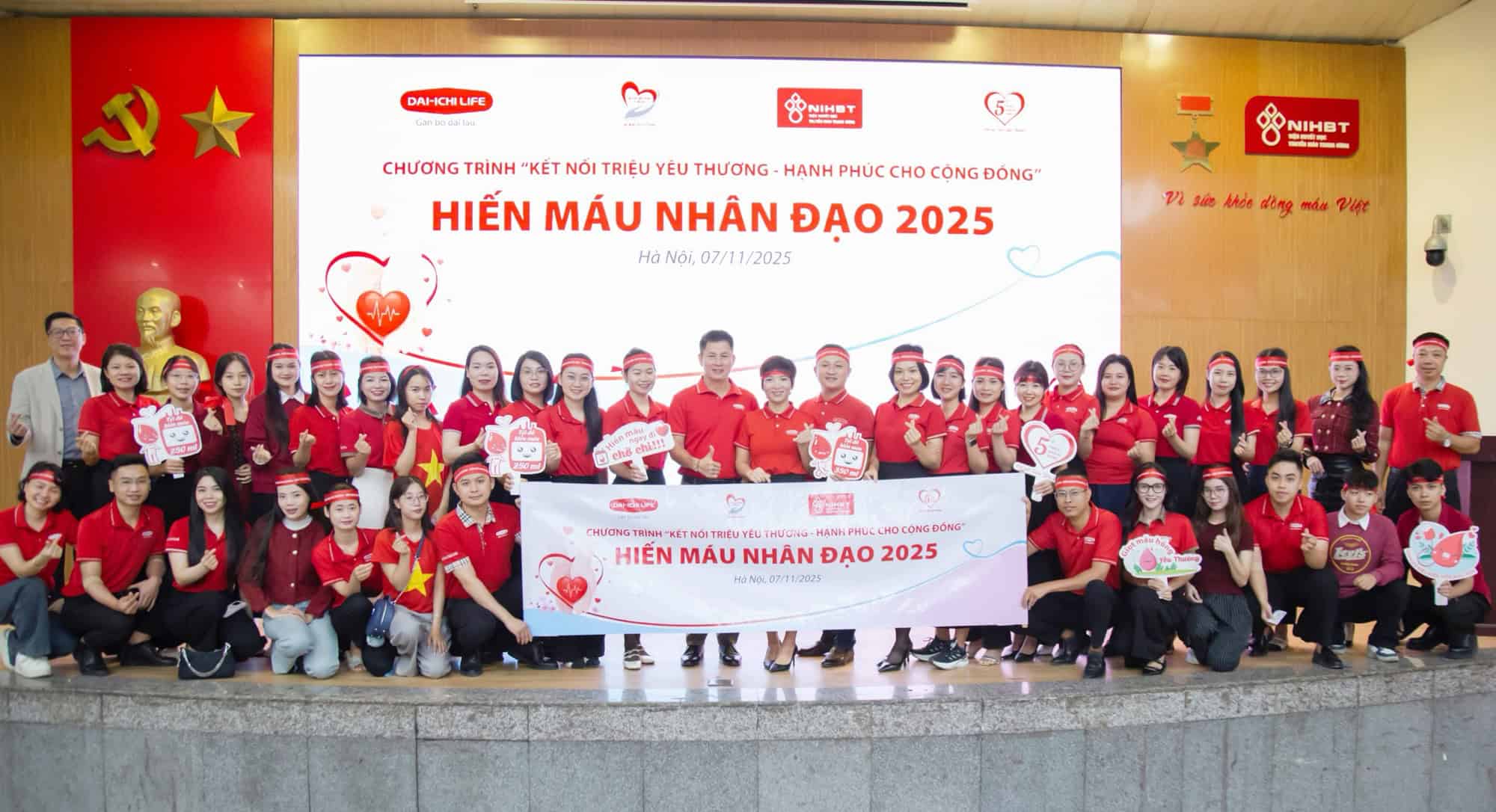 Dai-ichi Life Việt Nam tiếp tục triển khai Chương trình Hiến máu nhân đạo 2025 tại TP. Hà Nội